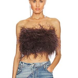 LAMARQUE ZAINA TOP- chocolate